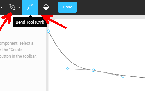 Bend tool in Figma