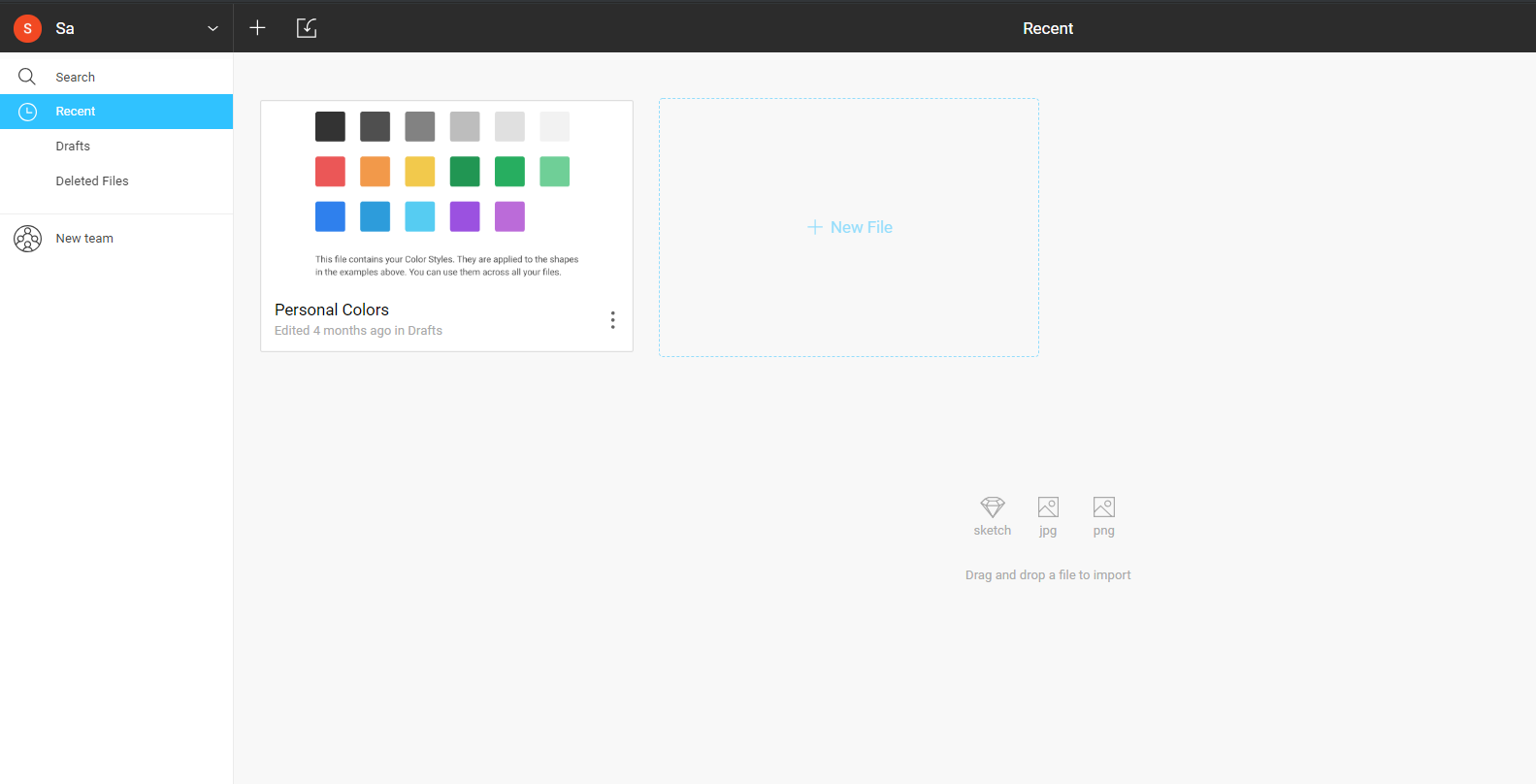Figma just started