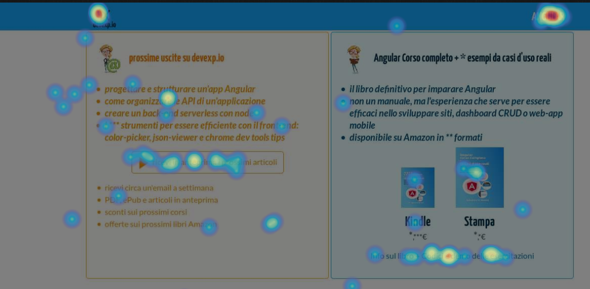 Heatmaps to measure UX