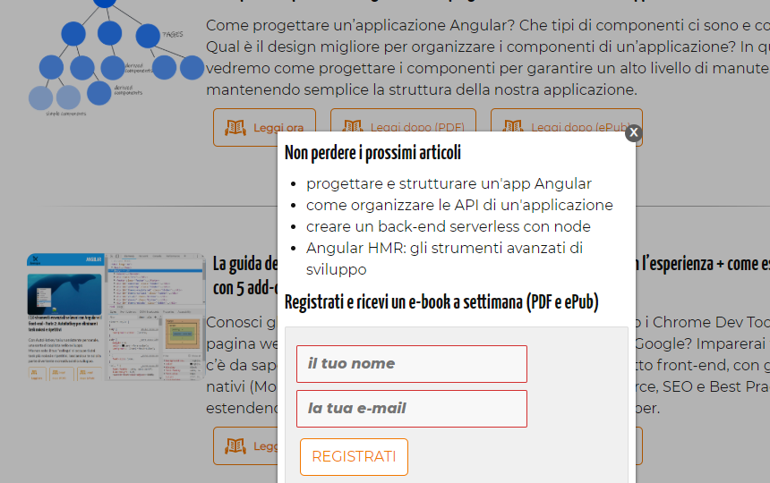 leaving popup and UX